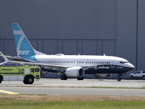 Les appareils Boeing 737 MAX sont cloués au sol depuis mars 2019 après deux accidents ayant coûté la vie à 346 personnes (archives). © KEYSTONE/AP/Elaine Thompson