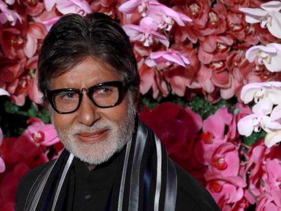 L'acteur de Bollywood Amitabh Bachchan, vénéré des Indiens, a été testé positif au coronavirus (archives). © KEYSTONE/EPA/DIVYAKANT SOLANKI