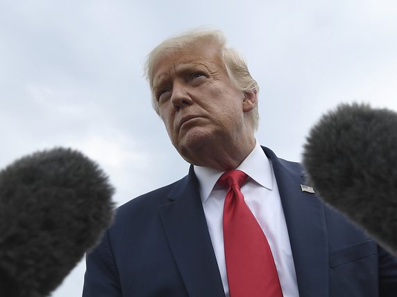 Robert Trump "vit un moment difficile", selon Donald Trump (archives). © KEYSTONE/AP/Susan Walsh