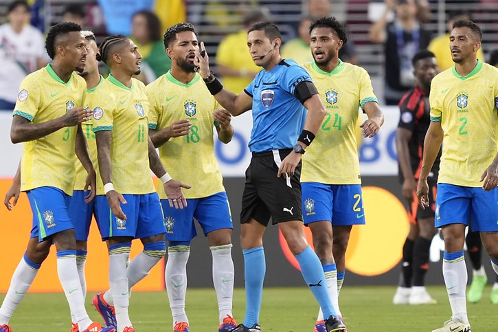 Le Brésil devra affronter l'Uruguay en quart de finale de la Copa America © KEYSTONE/AP/Tony Avelar