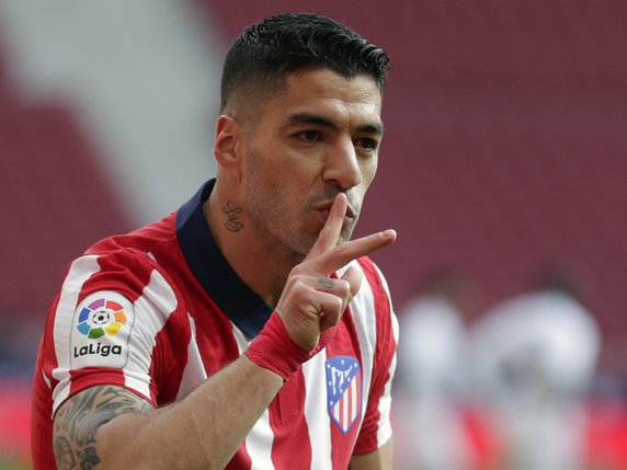 Luis Suarez avait ouvert le score pour l'Atlético. © KEYSTONE/AP/Manu Fernandez