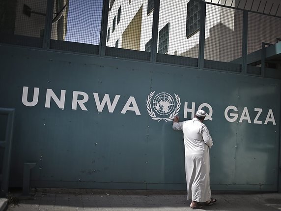 L'UNRWA est confrontée à un manque à gagner depuis que Donald Trump a retiré ses fonds, en 2018 (archives). © KEYSTONE/EPA/ALI ALI
