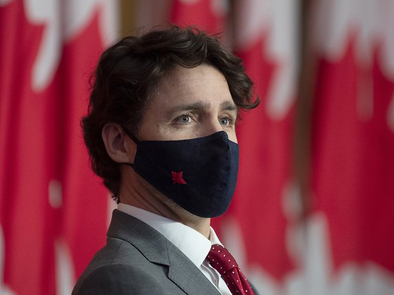 Le Premier ministre canadien Justin Trudeau a invité les militants de son parti à la mobilisation dans un message vidéo, alors que la classe politique s'interroge sur l'éventualité d'une campagne électorale dans les prochains mois. © KEYSTONE/AP/Adrian Wyld