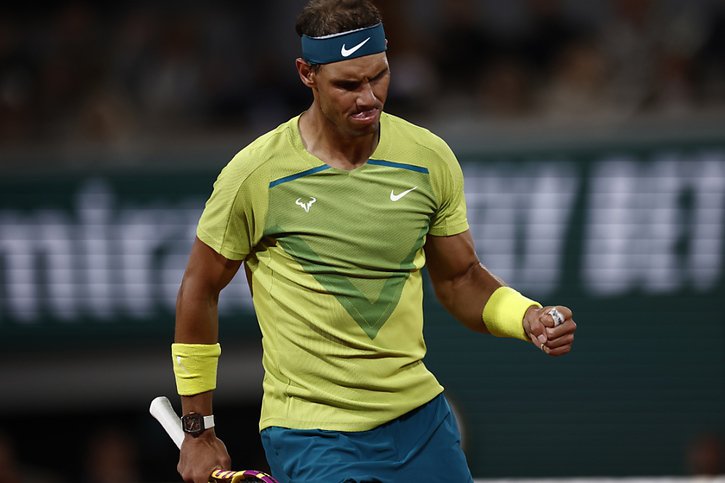 Nadal a battu Djokovic après 4h12' d'une lutte somptueuse © KEYSTONE/EPA/YOAN VALAT