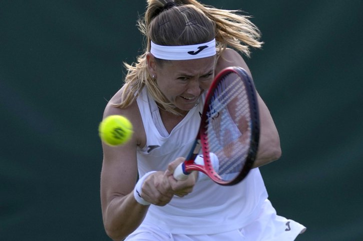 Marie Bouzkova jouera les quarts de finale à Wimbledon © KEYSTONE/AP/Alastair Grant