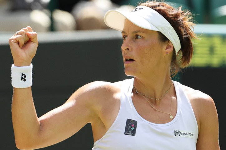Tatjana Maria jouera les quarts de finale à Wimbledon © KEYSTONE/EPA/KIERAN GALVIN