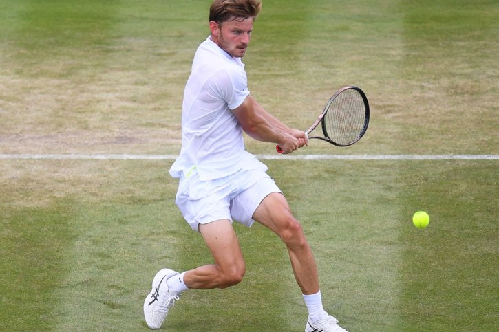 David Goffin jouera les quarts de finale à Wimbledon © KEYSTONE/EPA/NEIL HALL
