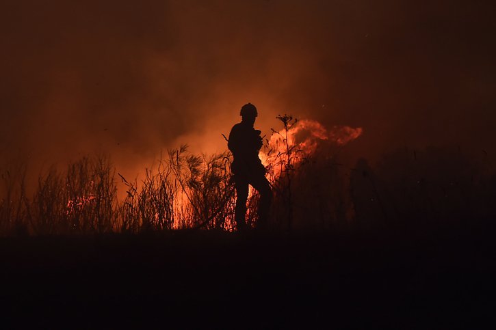 Un feu embrase un parc naturel depuis le 6 août au Portugal (archives). © KEYSTONE/EPA/NUNO ANDRÉ FERREIRA