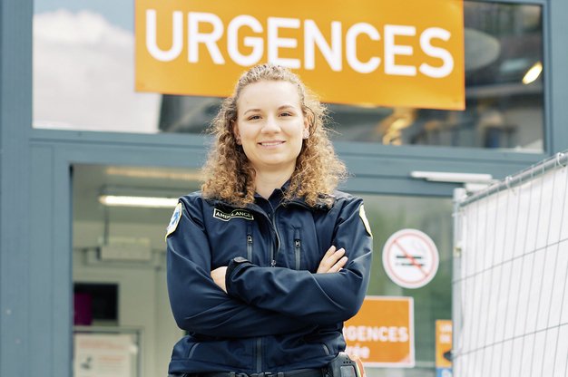 Une ambulancière fribourgeoise sur les antennes de la RTS