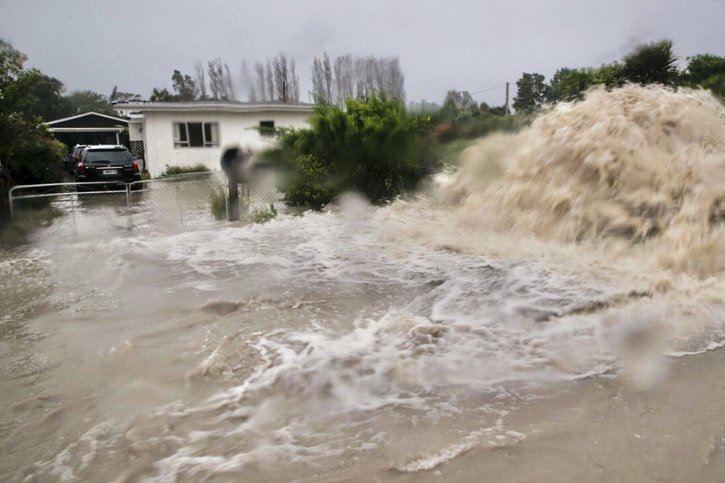 L'état d'urgence a été déclaré dans le pays en raison du cyclone. © KEYSTONE/AP/Warren Buckland