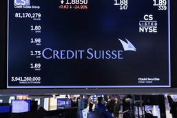 Réunion spéciale jeudi du Conseil fédéral sur le Credit Suisse