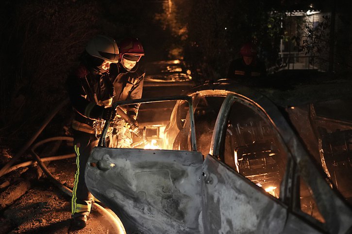 Les attaques russes sur Kiev se sont multipliées ces derniers temps. © KEYSTONE/AP/Roman Hrytsyna