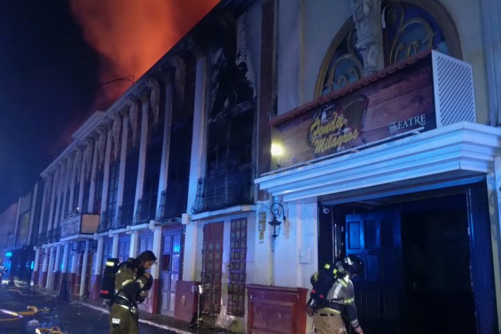 Le feu a été terrible dans cette discothèque. © KEYSTONE/AP