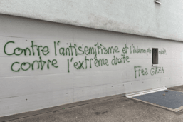 Des graffitis liés au conflit israélo-palestinien sont apparus en Ville de Fribourg