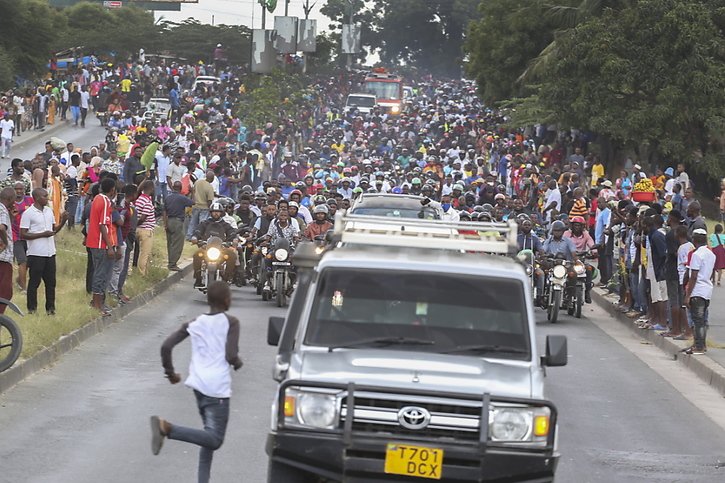 Les routes tanzaniennes sont très dangereuses (photo d'illustration). © KEYSTONE/EPA/ANTHONY SIAME