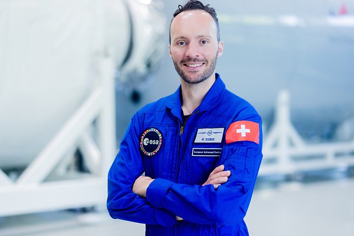 Marco Sieber, 35 ans, a été sélectionné parmi 22'500 candidats pour le stage de formation d'astronaute. © KEYSTONE/DPA/ROLF VENNENBERND